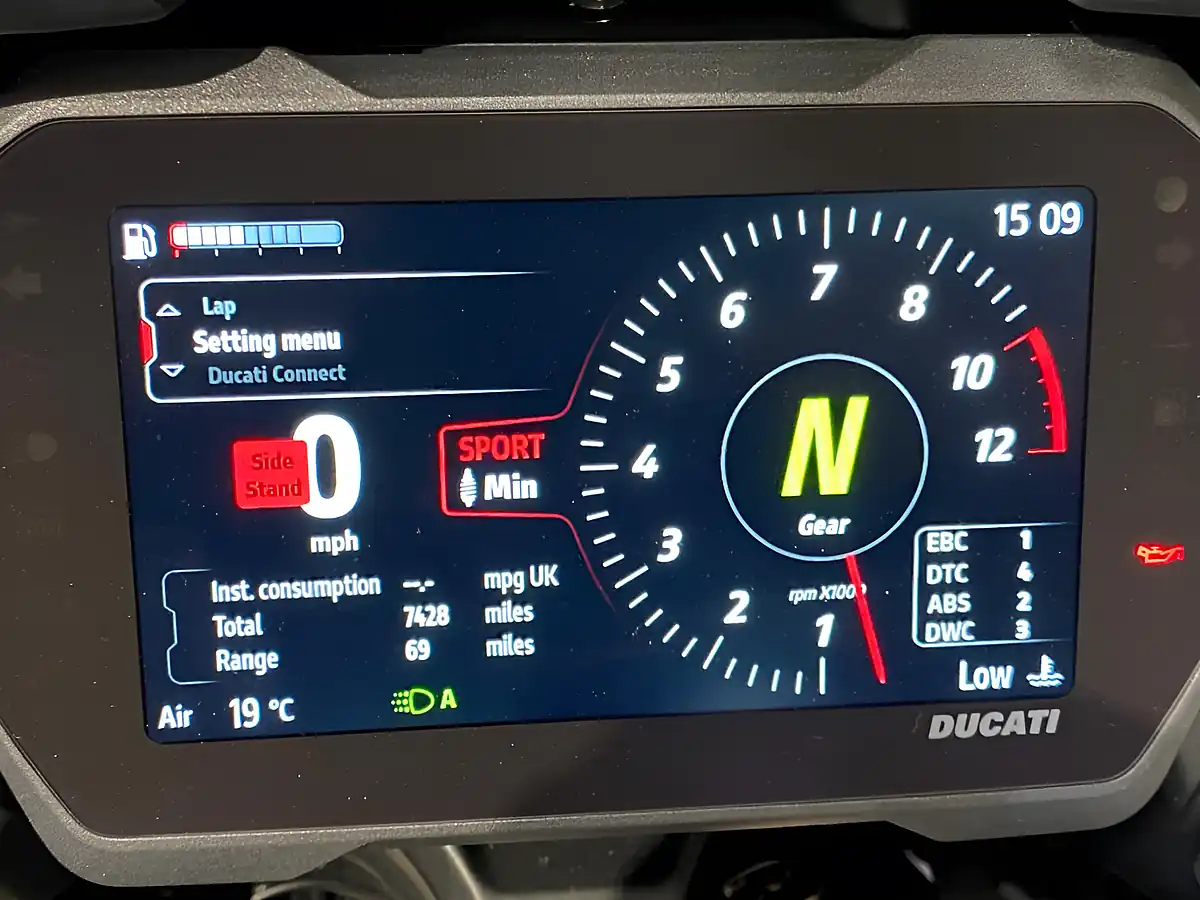 Used 2023 Ducati Multistrada V4 Rally Full Stealth Black/Aluminium - Interior and Exterior details 11