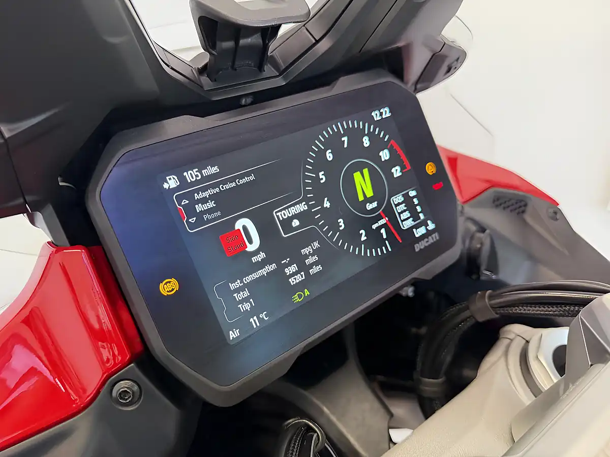 Used 2023 Ducati Multistrada V4 S Radar Red - Interior and Exterior details 13