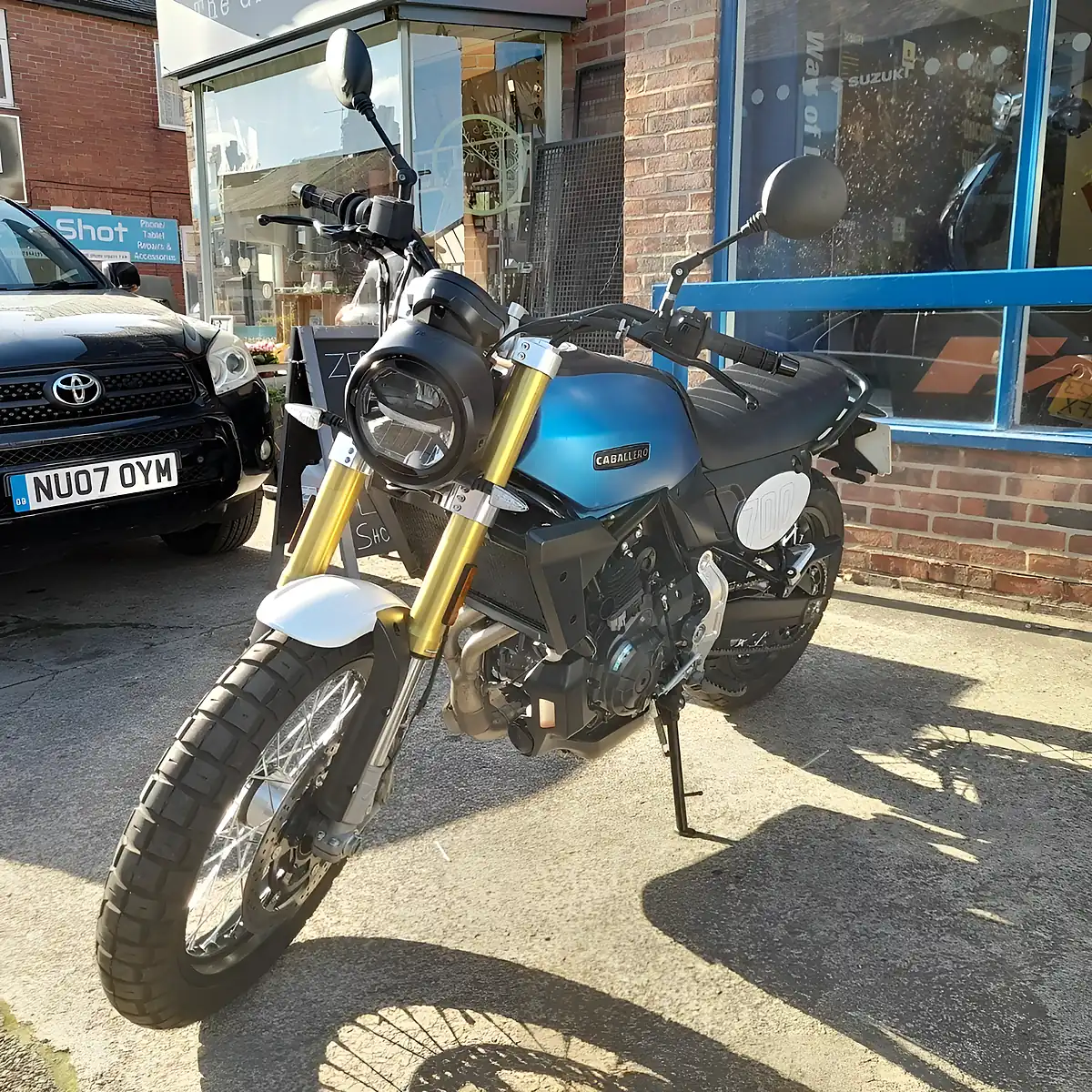 Used 2023 Fantic Scrambler 700 Caballero Blue - Interior and Exterior details 2