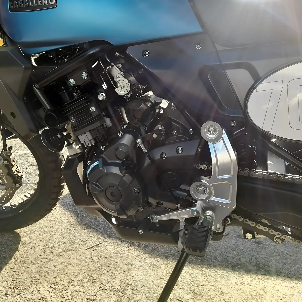 Used 2023 Fantic Scrambler 700 Caballero Blue - Interior and Exterior details 5