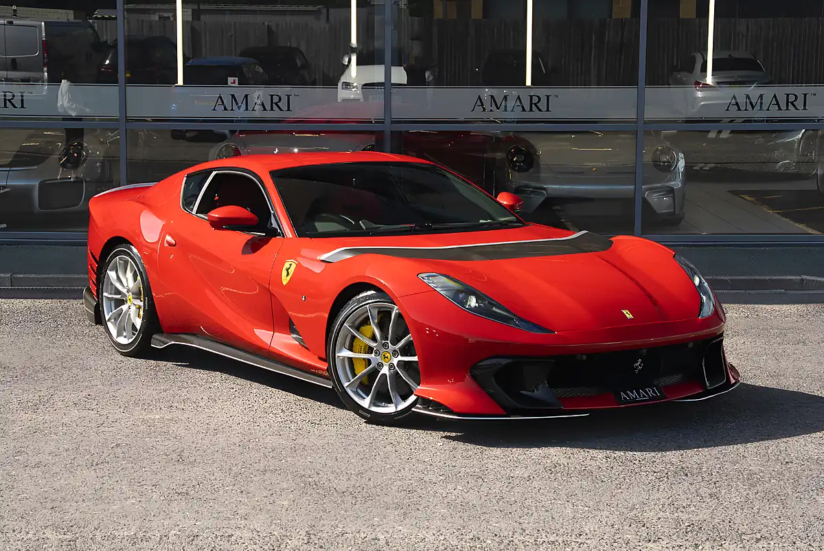 Used 2023 Ferrari 812 Competizione Atelier Special 2-Layer Rosso Cina - Front View