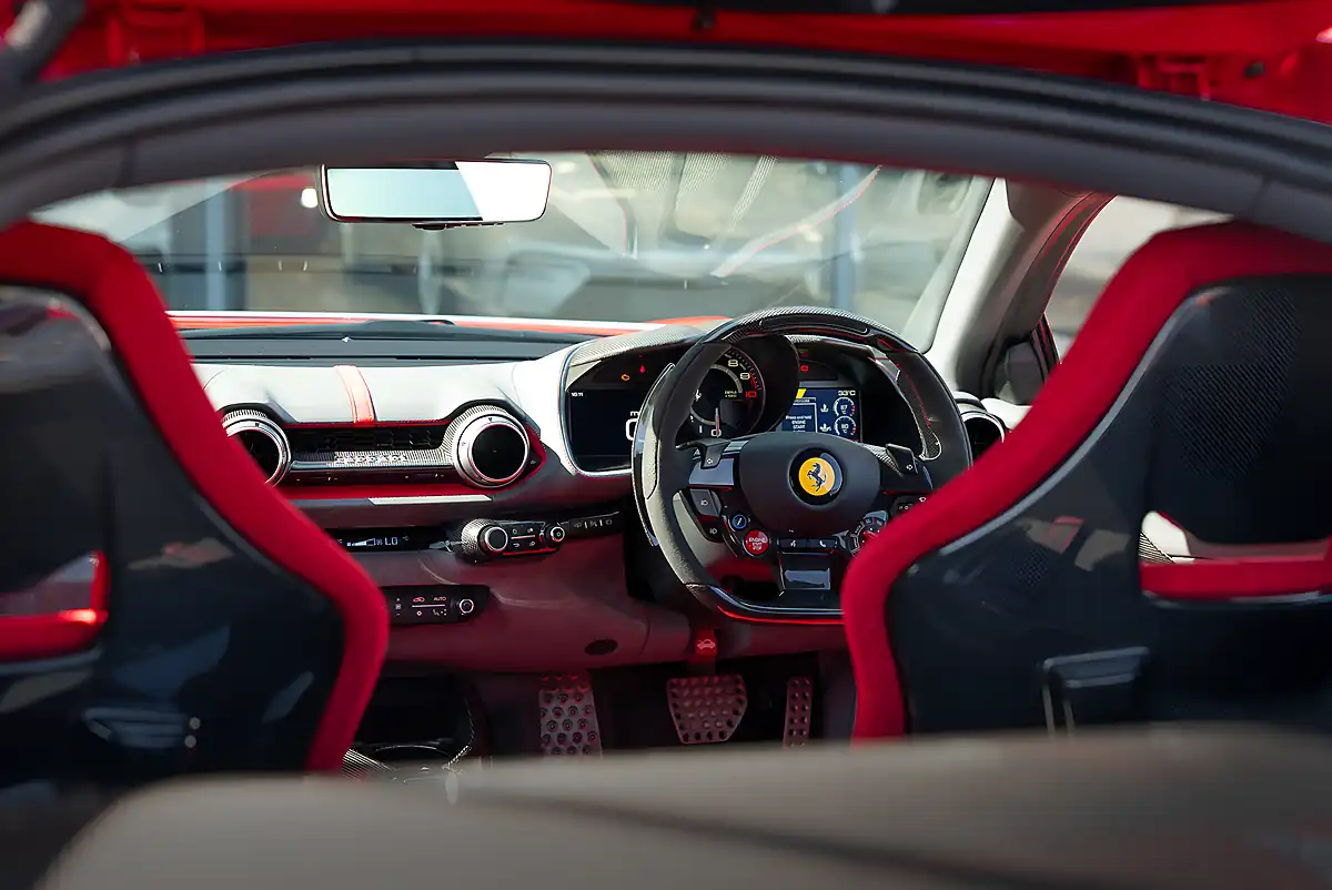 Used 2023 Ferrari 812 Competizione Atelier Special 2-Layer Rosso Cina - Interior and Exterior details 12