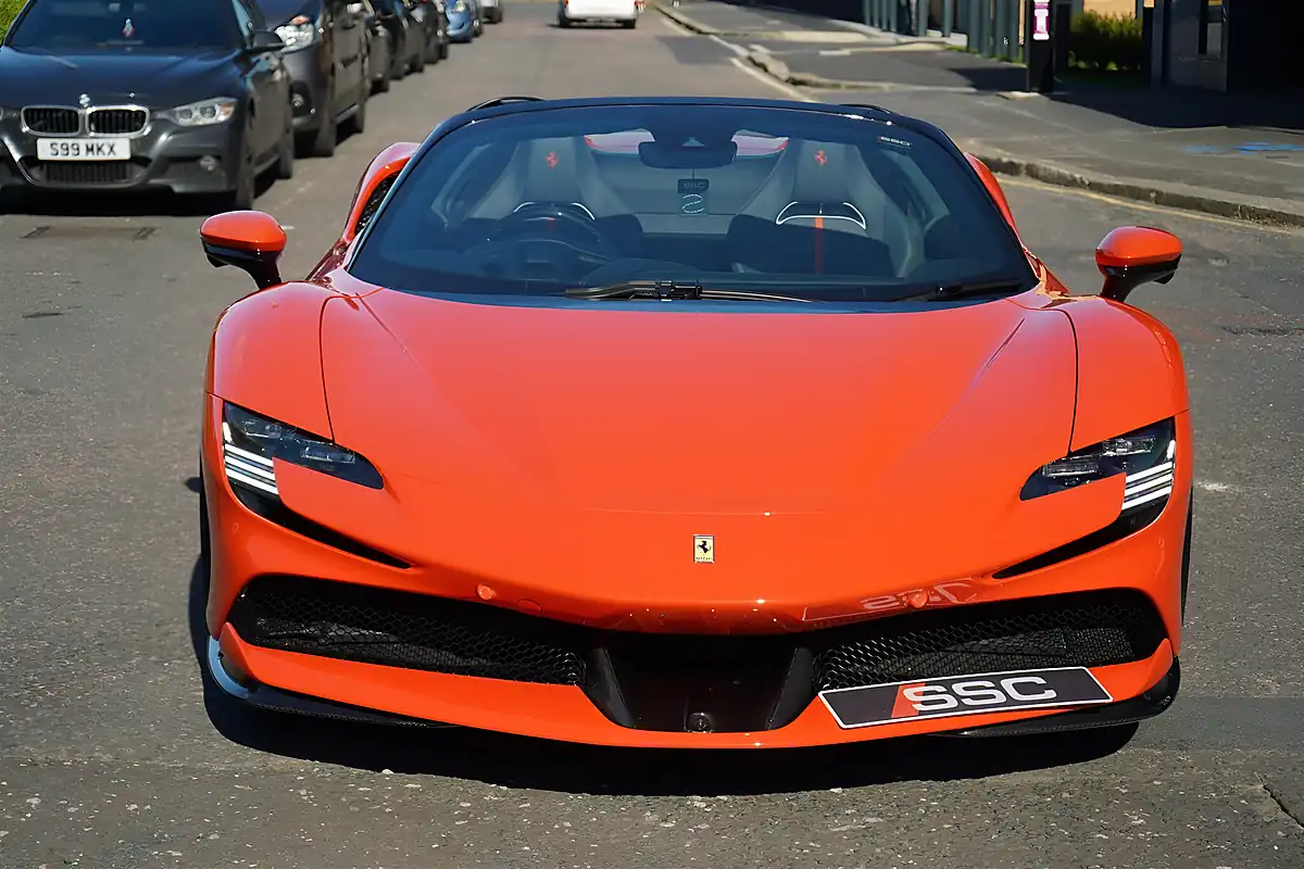 Used 2023 Ferrari SF90 Spider Red - Interior and Exterior details 6