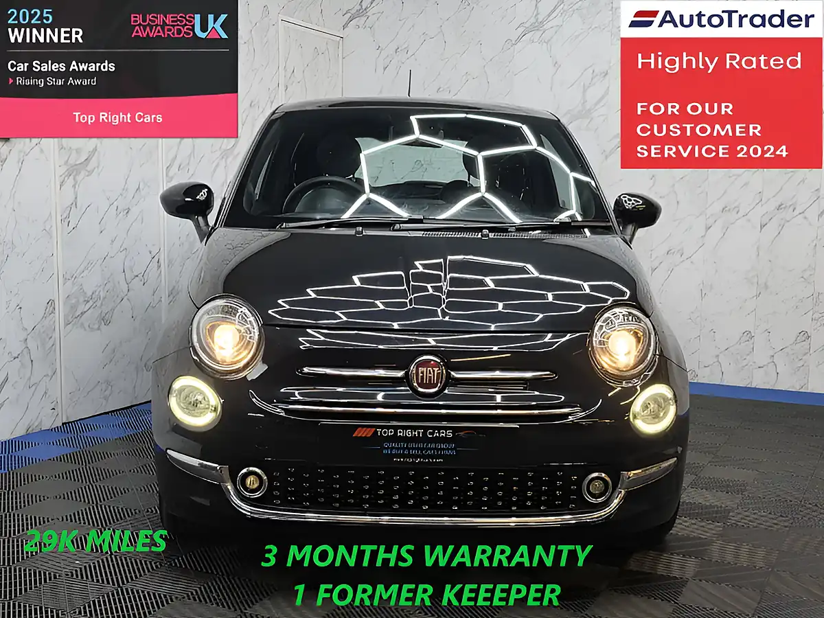 Used 2023 Fiat 500 Black - Interior and Exterior details 2