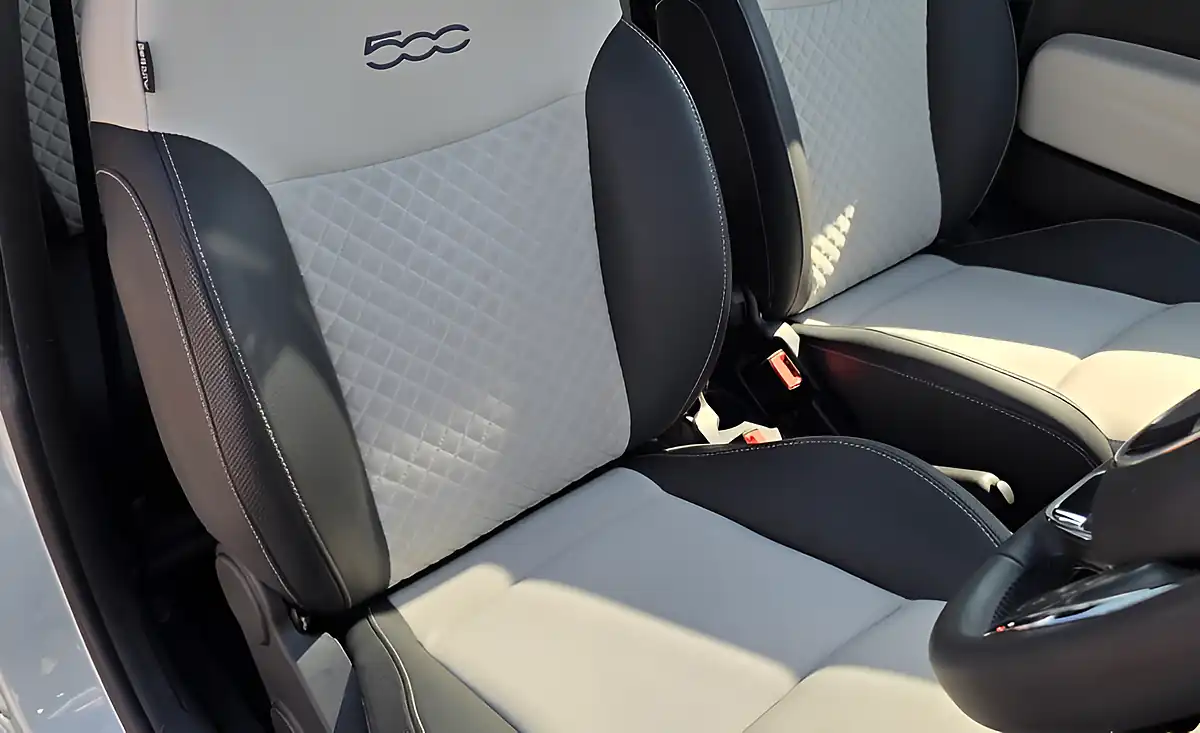 Used 2023 Fiat 500 Dolcevita Azure Blue Metallic - Interior and Exterior details 12