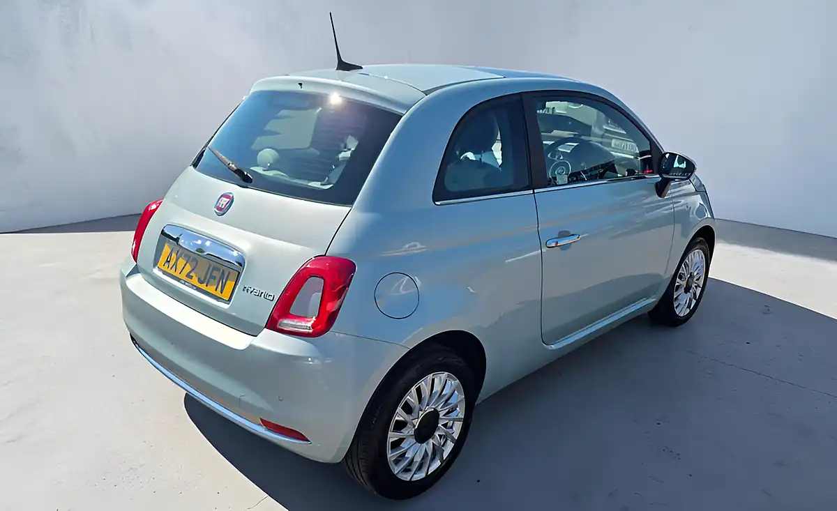 Used 2023 Fiat 500 Dolcevita Azure Blue Metallic - Interior and Exterior details 2