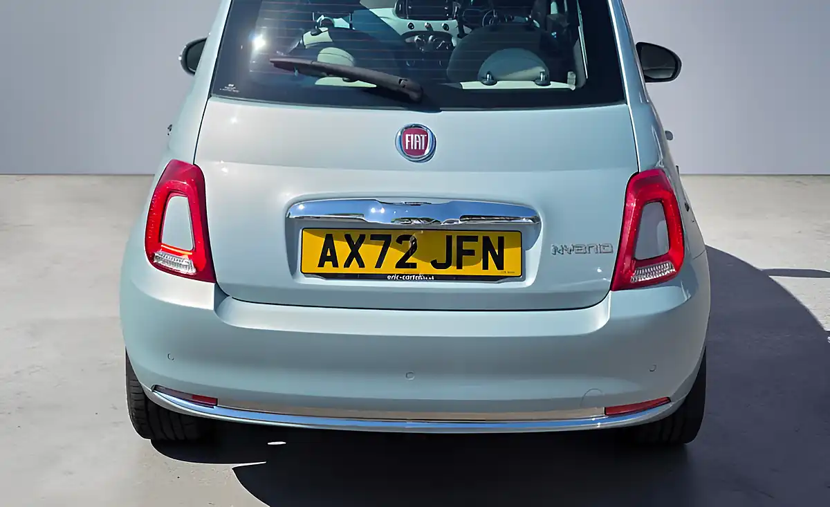 Used 2023 Fiat 500 Dolcevita Azure Blue Metallic - Interior and Exterior details 3