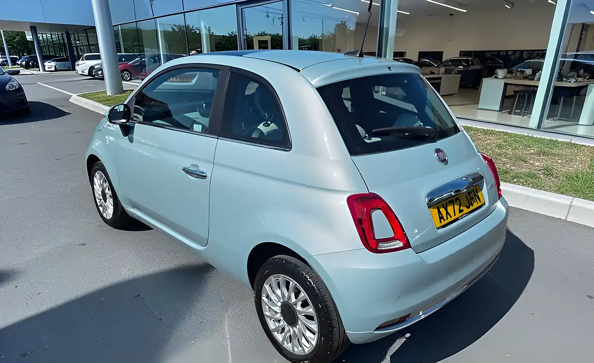 Used 2023 Fiat 500 Dolcevita Azure Blue Metallic - Interior and Exterior details 4
