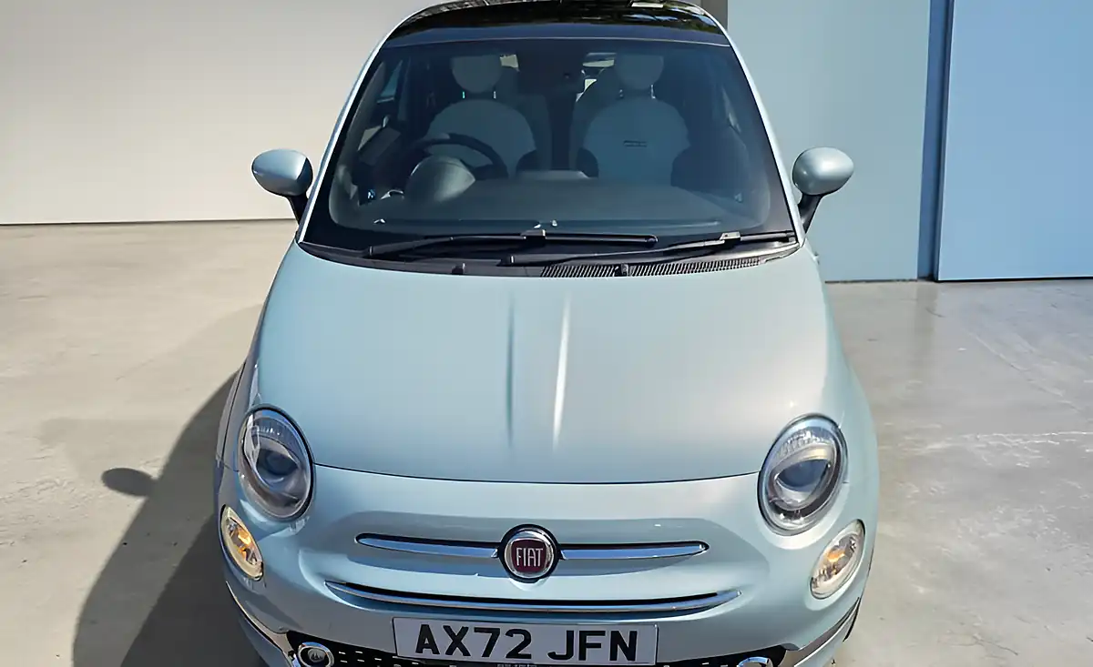 Used 2023 Fiat 500 Dolcevita Azure Blue Metallic - Interior and Exterior details 7