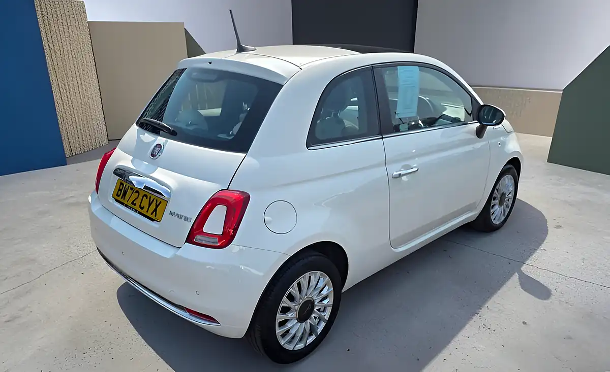 Used 2023 Fiat 500 Dolcevita Bossa Nova White - Interior and Exterior details 2
