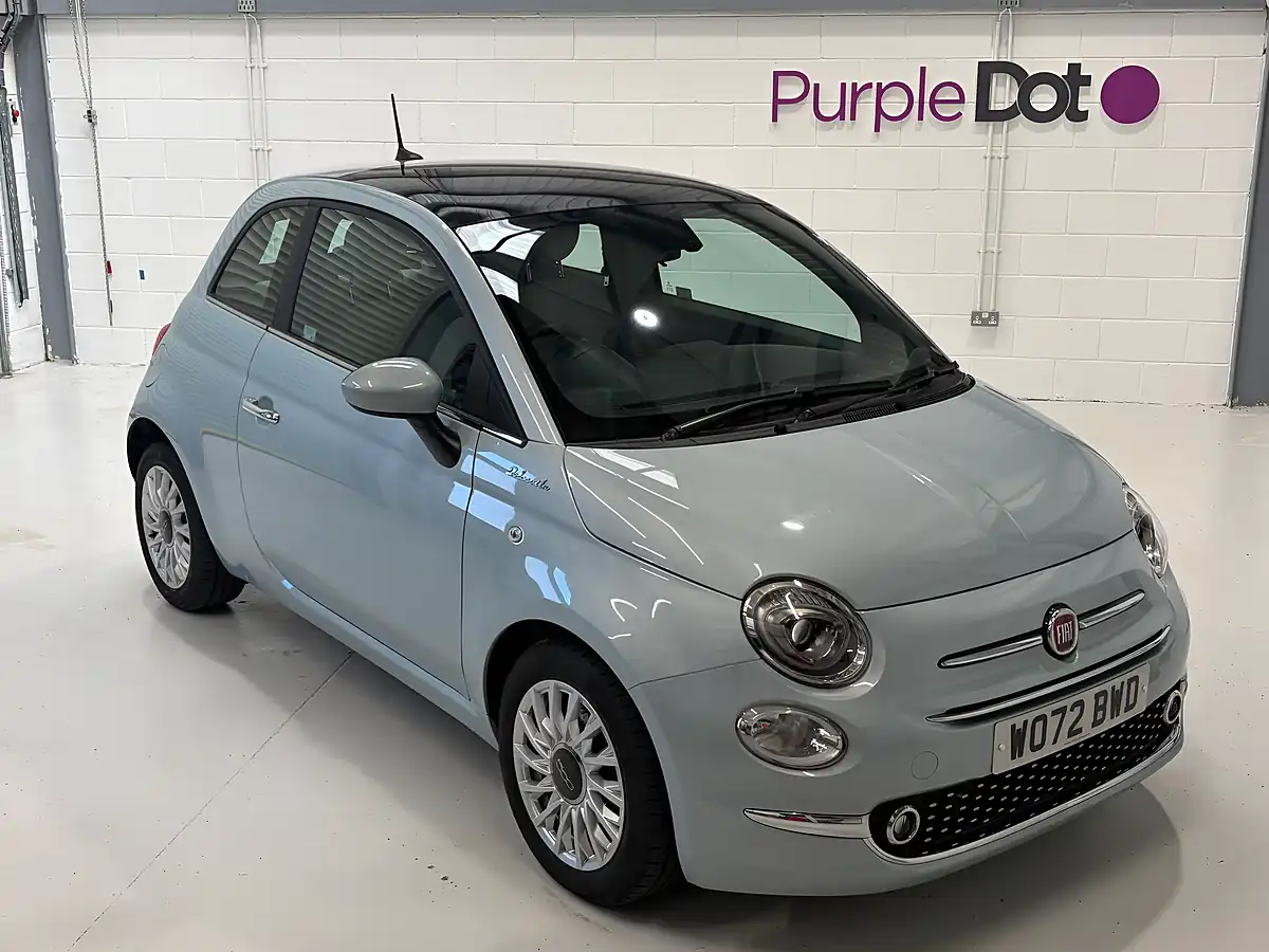 Used 2023 Fiat 500 Dolcevita Dew Green - Front View