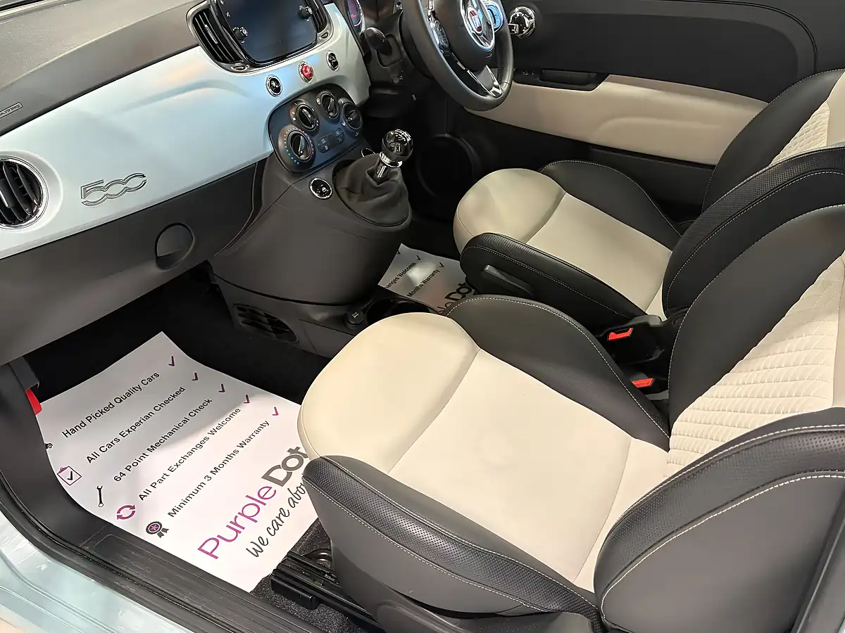 Used 2023 Fiat 500 Dolcevita Dew Green - Interior and Exterior details 10