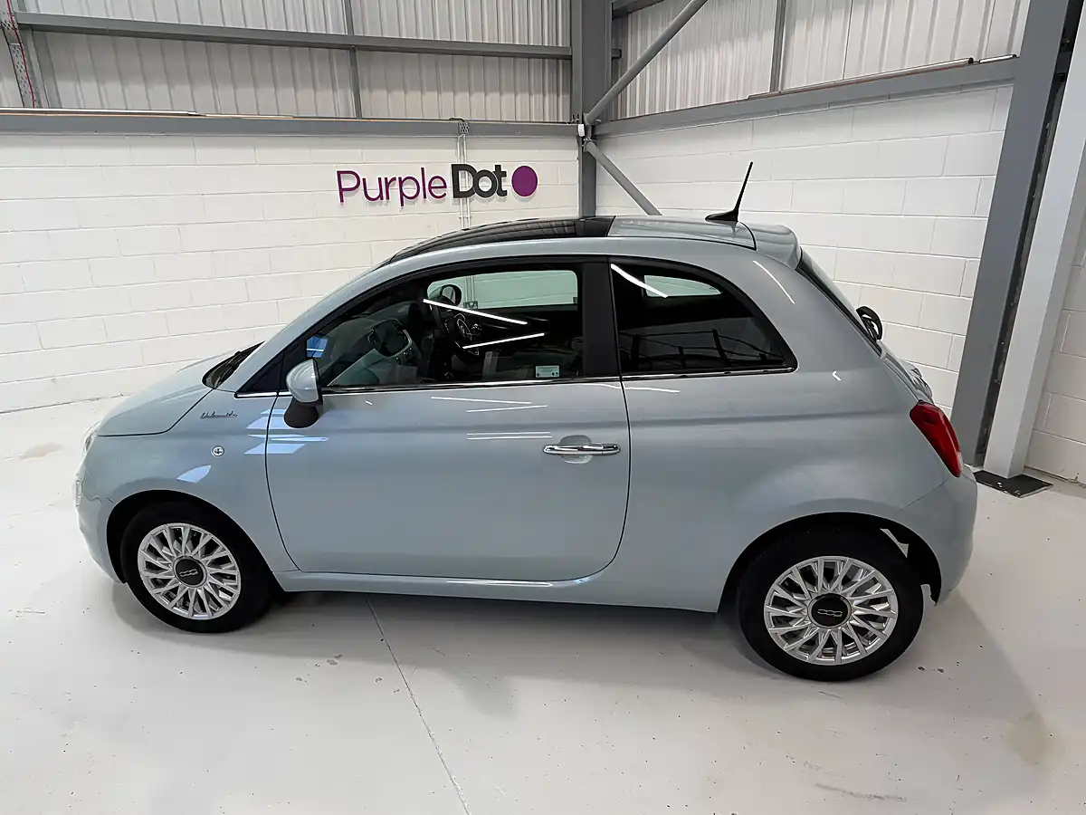 Used 2023 Fiat 500 Dolcevita Dew Green - Interior and Exterior details 3