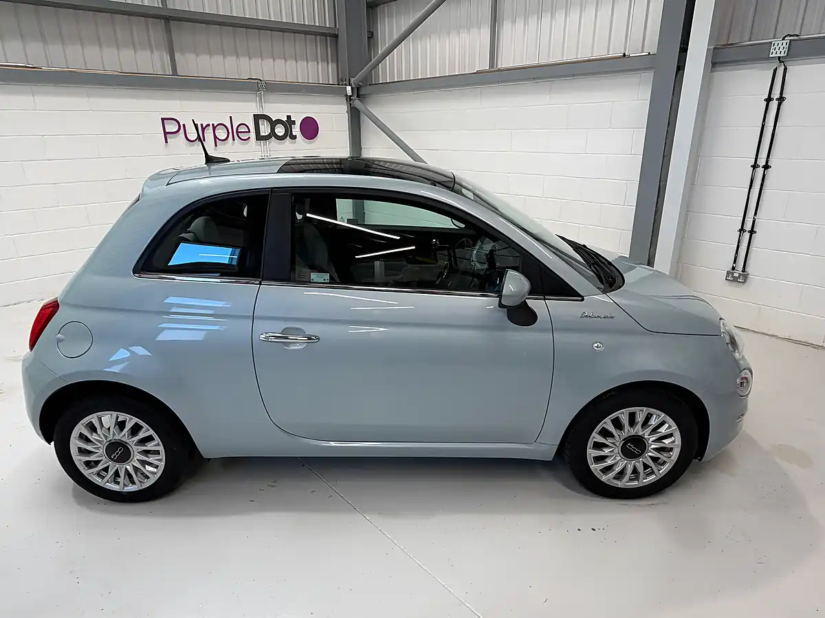 Used 2023 Fiat 500 Dolcevita Dew Green - Interior and Exterior details 4