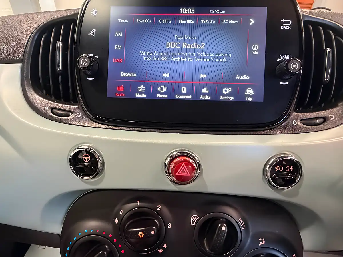 Used 2023 Fiat 500 Dolcevita Green - Interior and Exterior details 11