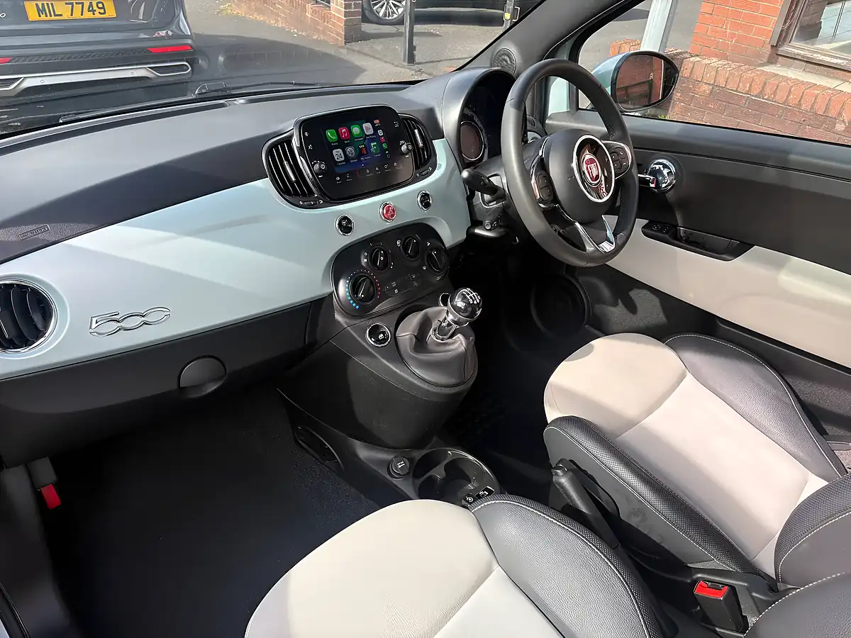 Used 2023 Fiat 500 Dolcevita [part Leather] Green - Interior and Exterior details 12