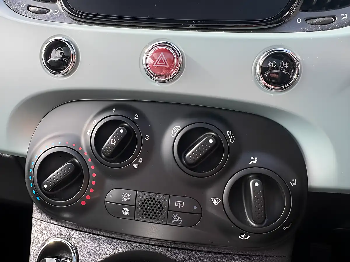 Used 2023 Fiat 500 Dolcevita [part Leather] Green - Interior and Exterior details 16