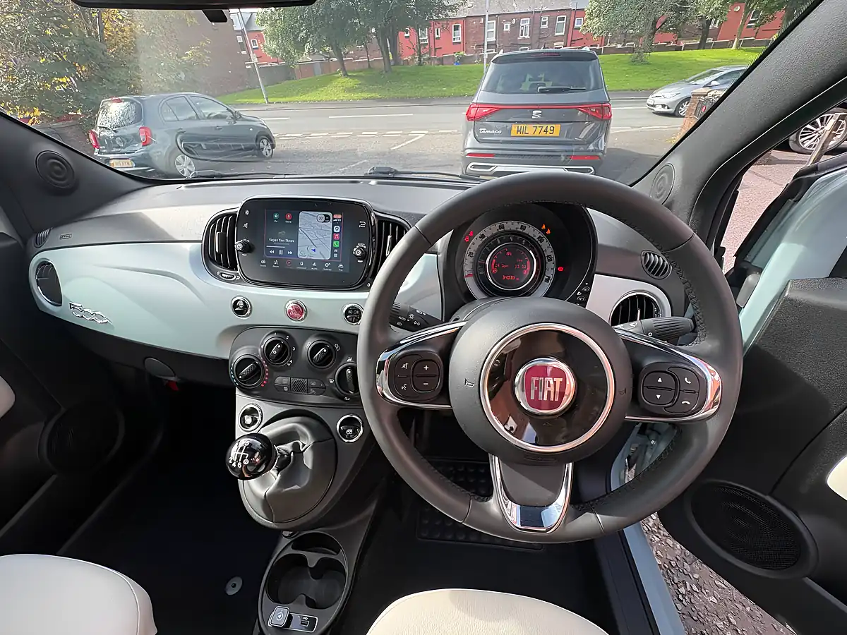 Used 2023 Fiat 500 Dolcevita [part Leather] Green - Interior and Exterior details 17