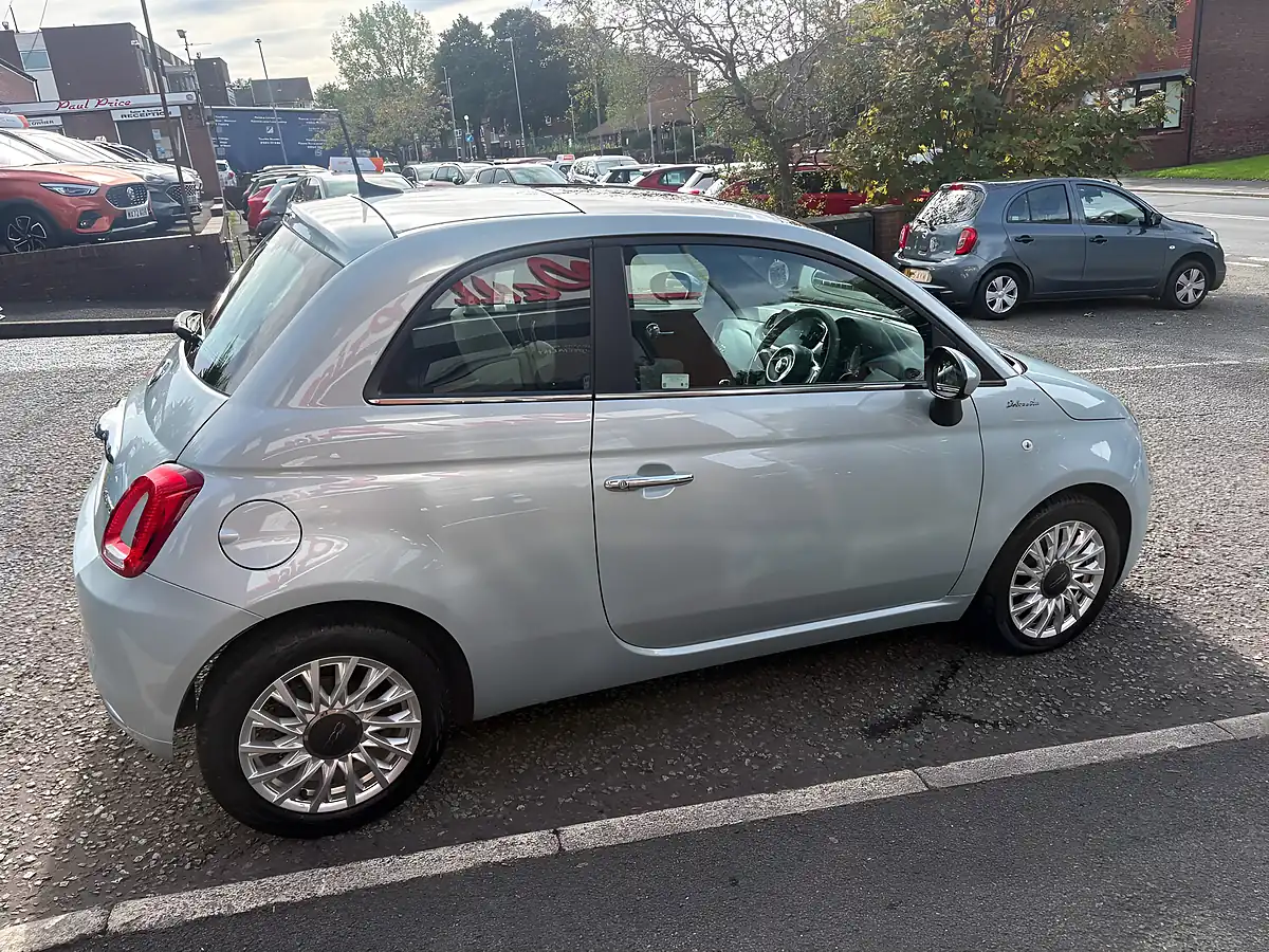 Used 2023 Fiat 500 Dolcevita [part Leather] Green - Interior and Exterior details 2