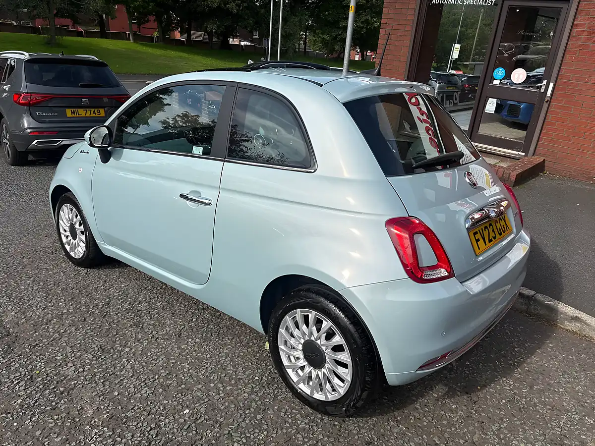 Used 2023 Fiat 500 Dolcevita [part Leather] Green - Interior and Exterior details 5