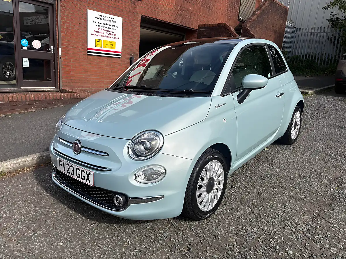 Used 2023 Fiat 500 Dolcevita [part Leather] Green - Interior and Exterior details 7