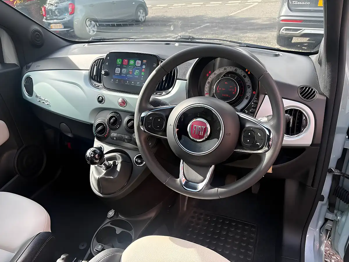 Used 2023 Fiat 500 Dolcevita [part Leather] Green - Interior and Exterior details 9