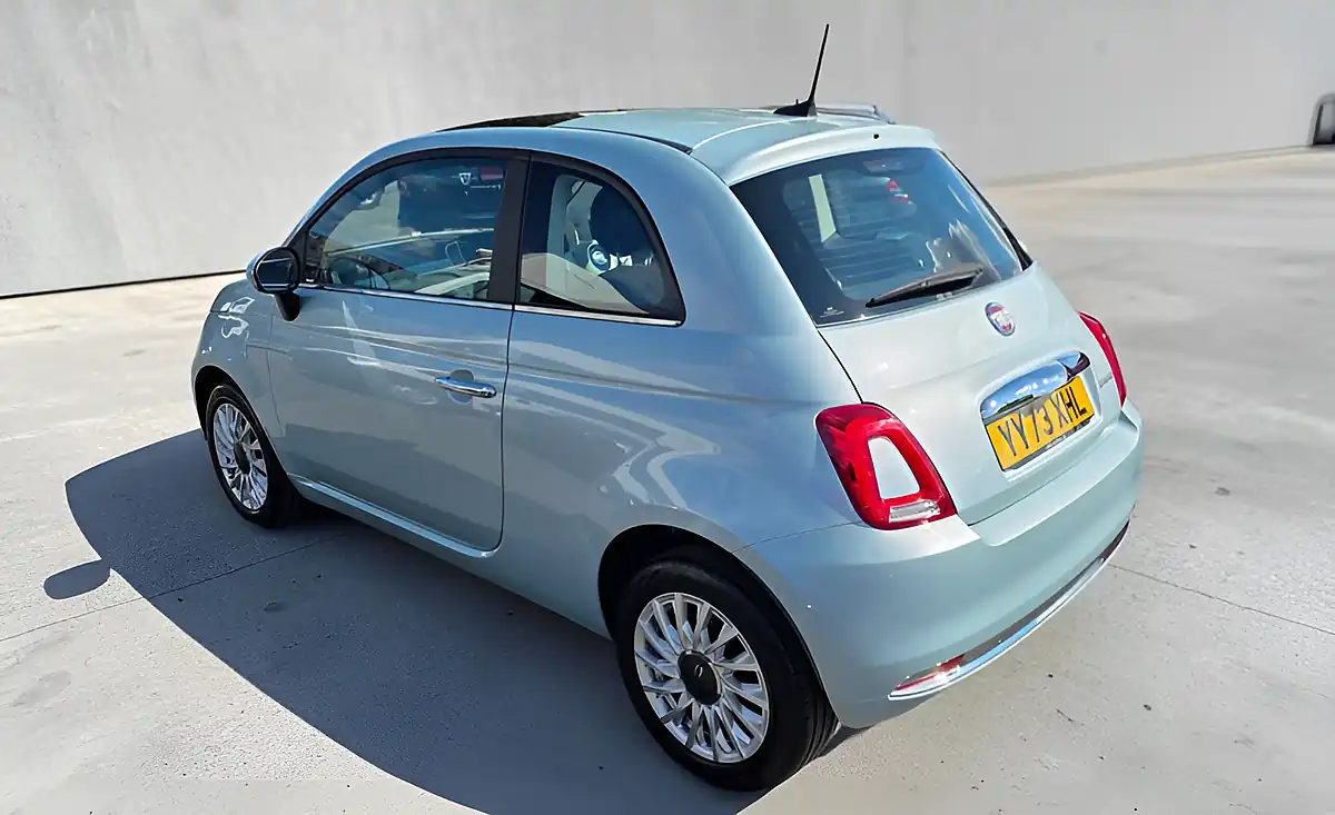 Used 2023 Fiat 500 Edition Celestial Blue Premium - Interior and Exterior details 4