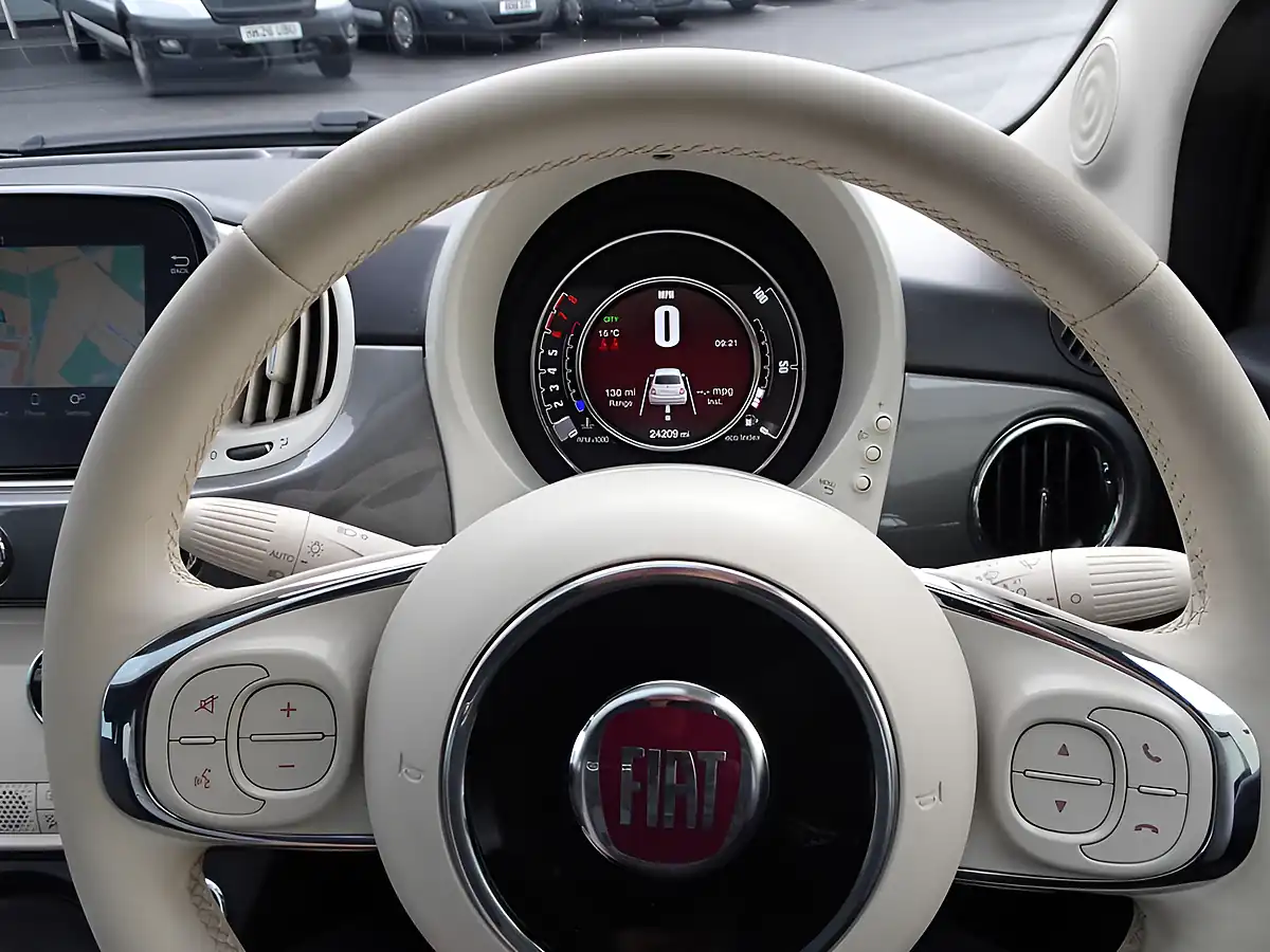 Used 2023 Fiat 500 Electroclash Grey - Interior and Exterior details 2