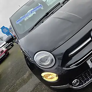 Used 2023 Fiat 500 M/H Edition Absolute Black With Black Roof - Interior and Exterior details 15