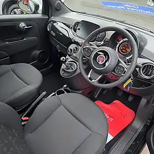 Used 2023 Fiat 500 M/H Edition Absolute Black With Black Roof - Interior and Exterior details 17