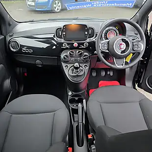 Used 2023 Fiat 500 M/H Edition Absolute Black With Black Roof - Interior and Exterior details 18
