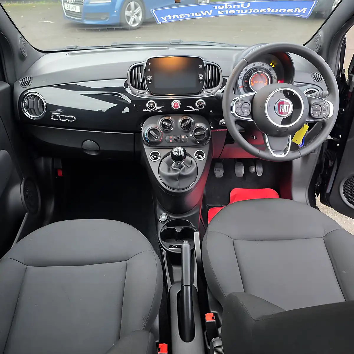 Used 2023 Fiat 500 M/H Edition Absolute Black With Black Roof - Interior and Exterior details 18