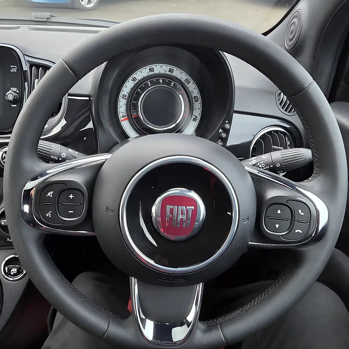 Used 2023 Fiat 500 M/H Edition Absolute Black With Black Roof - Interior and Exterior details 19