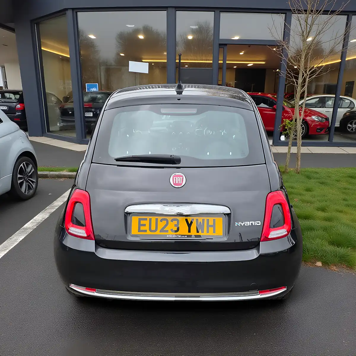 Used 2023 Fiat 500 M/H Edition Absolute Black With Black Roof - Interior and Exterior details 3