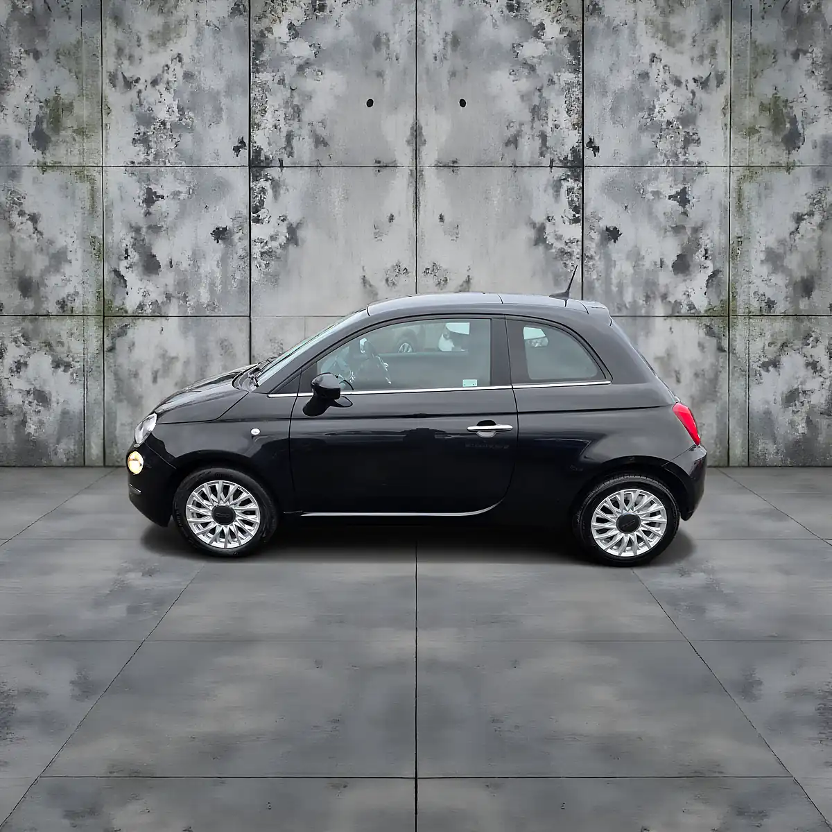Used 2023 Fiat 500 M/H Edition Absolute Black With Black Roof - Interior and Exterior details 5