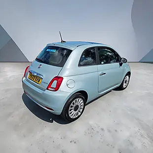 Used 2023 Fiat 500 M/H Edition Celestial Blue Premium - Interior and Exterior details 2