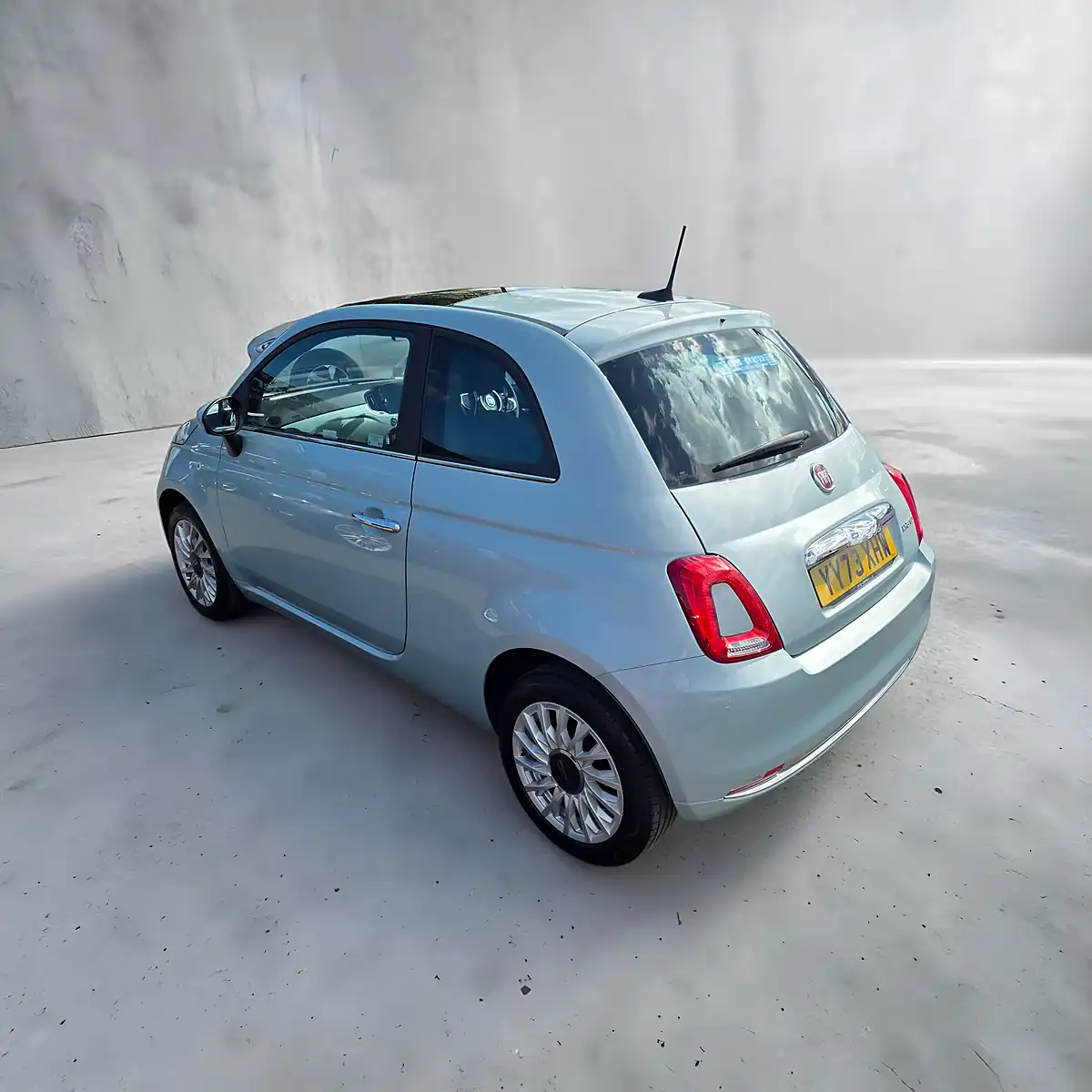Used 2023 Fiat 500 M/H Edition Celestial Blue Premium - Interior and Exterior details 4
