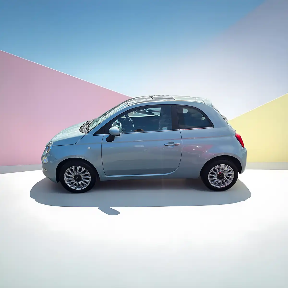 Used 2023 Fiat 500 M/H Edition Celestial Blue Premium - Interior and Exterior details 5