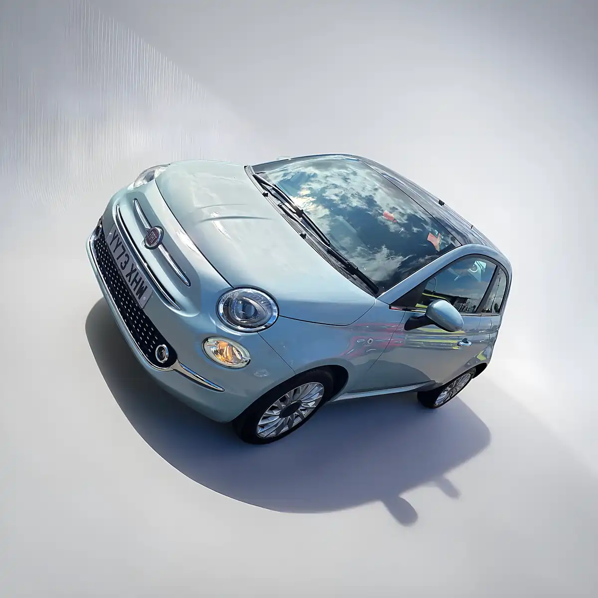 Used 2023 Fiat 500 M/H Edition Celestial Blue Premium - Interior and Exterior details 6