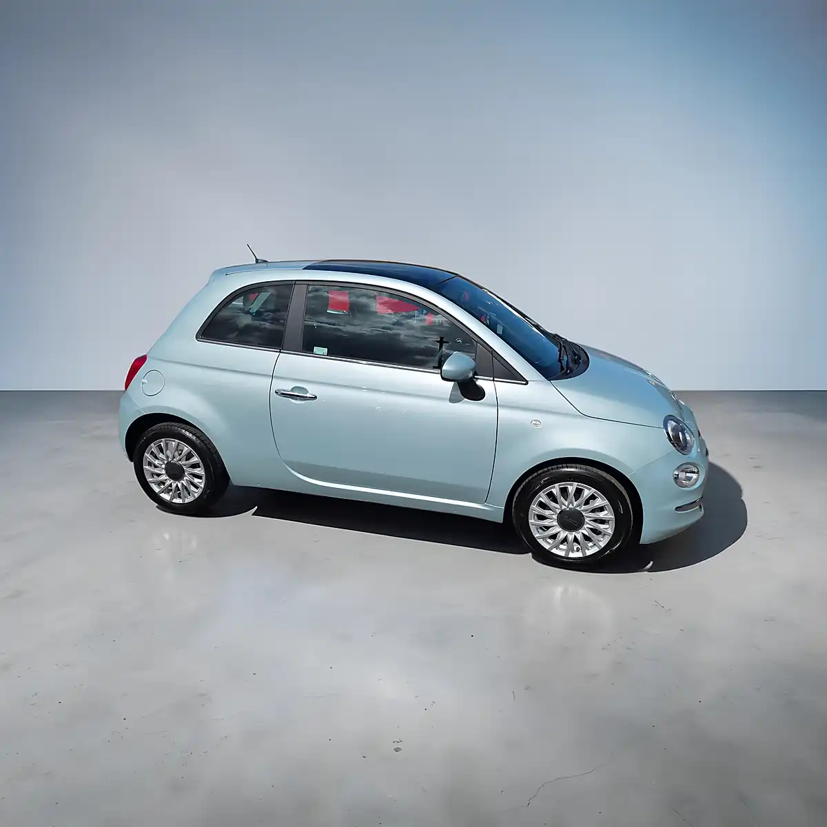 Used 2023 Fiat 500 M/H Edition Celestial Blue Premium - Interior and Exterior details 9