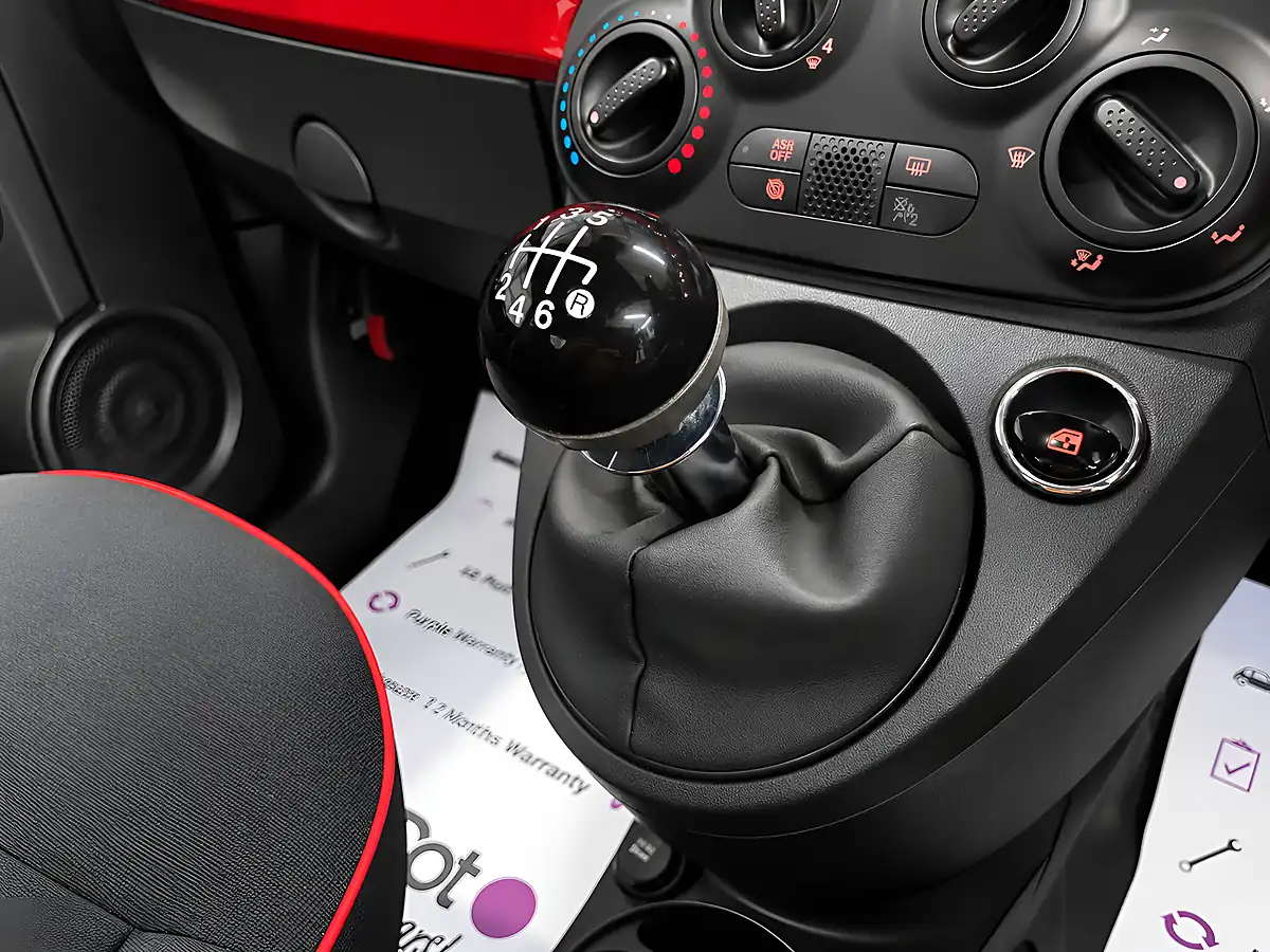 Used 2023 Fiat 500 Red Black - Interior and Exterior details 10