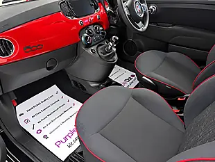 Used 2023 Fiat 500 Red Black - Interior and Exterior details 12