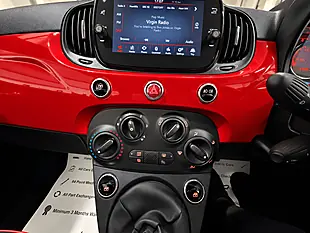 Used 2023 Fiat 500 Red Black - Interior and Exterior details 16
