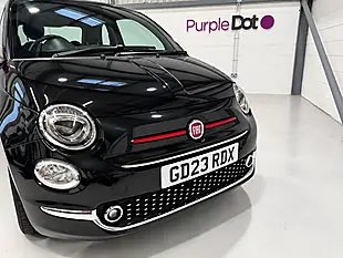 Used 2023 Fiat 500 Red Black - Interior and Exterior details 2