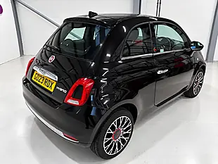 Used 2023 Fiat 500 Red Black - Interior and Exterior details 3