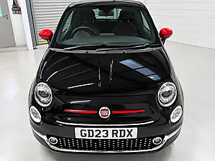Used 2023 Fiat 500 Red Black - Interior and Exterior details 4