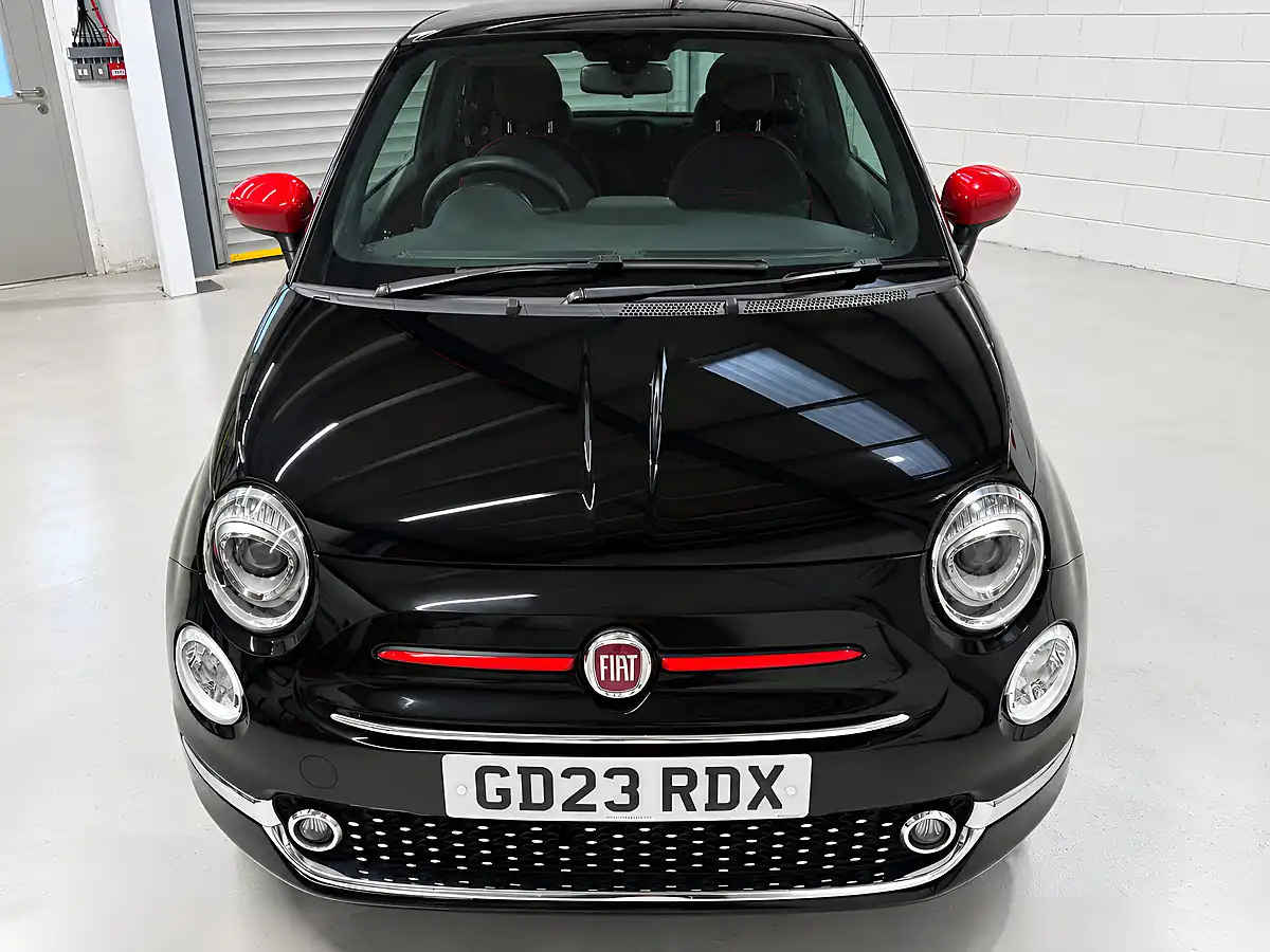 Used 2023 Fiat 500 Red Black - Interior and Exterior details 4