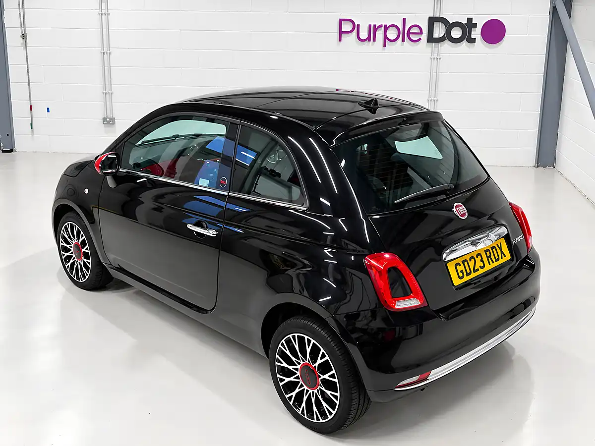Used 2023 Fiat 500 Red Black - Interior and Exterior details 5