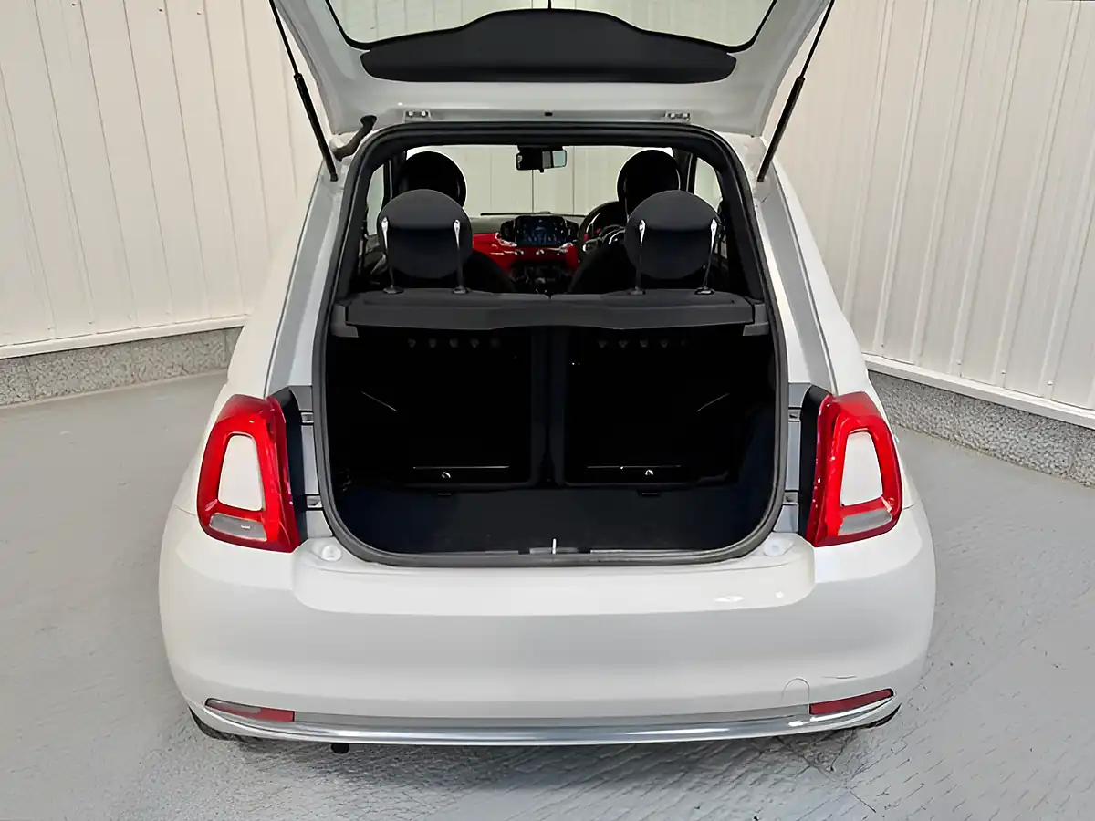 Used 2023 Fiat 500 Red Bossa Nova White - Interior and Exterior details 10
