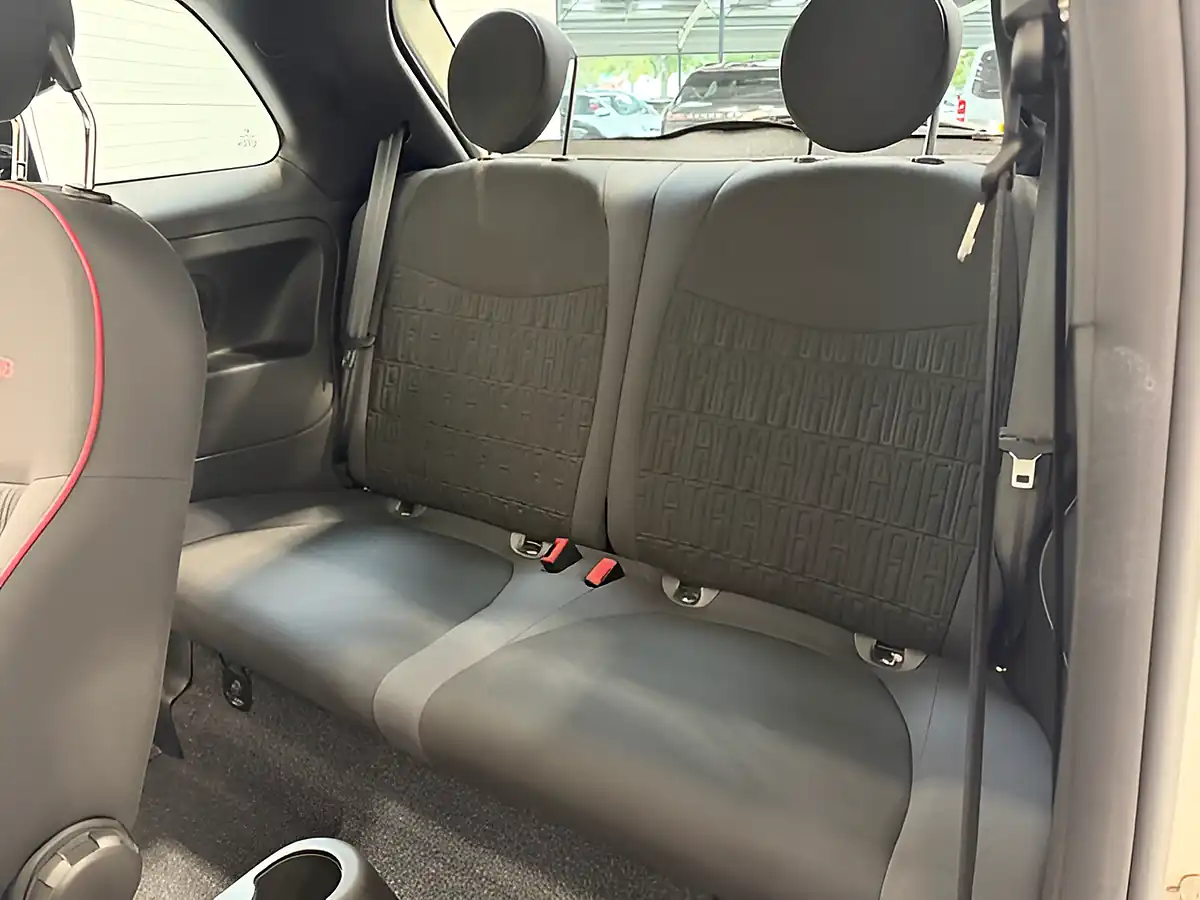 Used 2023 Fiat 500 Red Bossa Nova White - Interior and Exterior details 14